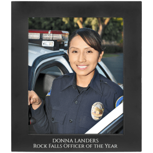 Black Aluminum Photo Frame