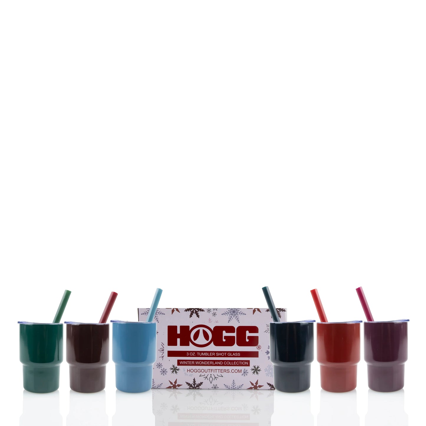 3oz shot glass winter wonderland collection