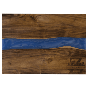 Serving board Acacia with resin