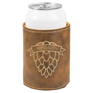 Beverage Holder Laserable Leatherette
