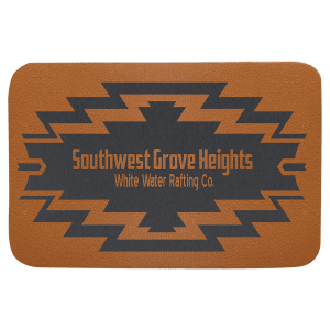 Rectangle leather patch