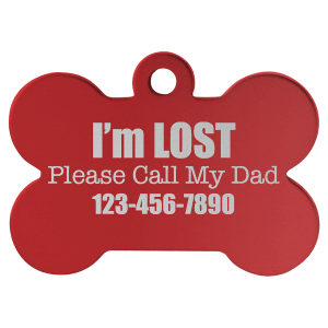 BONE PET TAGS