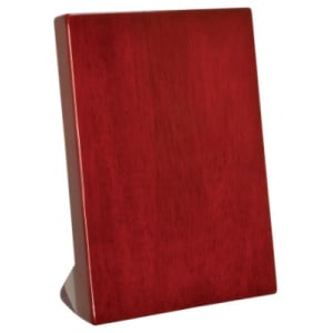 Rosewood Piano Finish Standing Plaque Blank