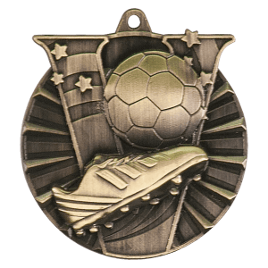 Antique Soccer Victory Medal