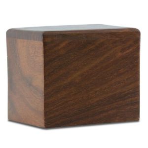 74421-Wood Cube Urn